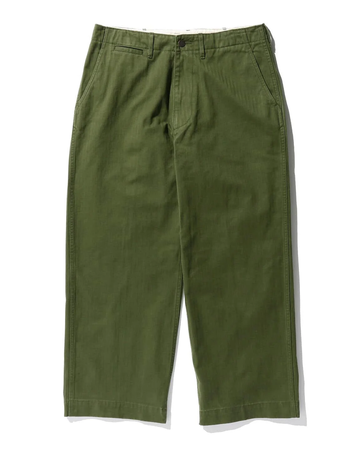 Military Herringbone Trousers - Image 10