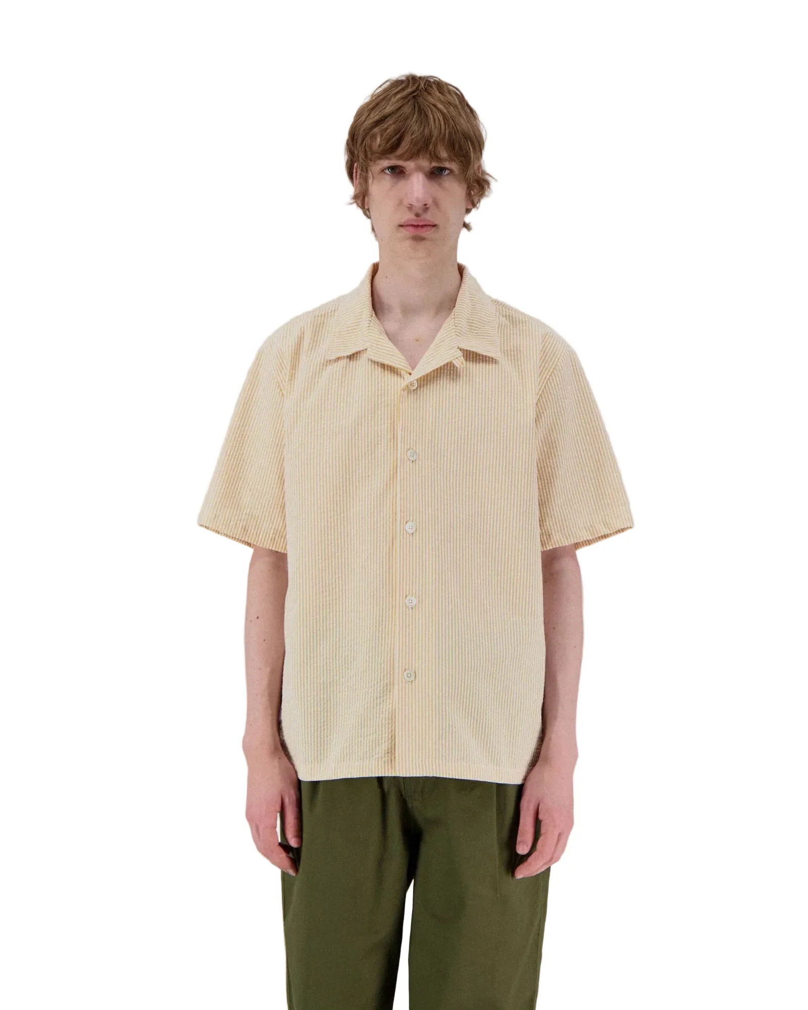 Cocktail D'Amore Seersucker Stripe Shirt - Image 2