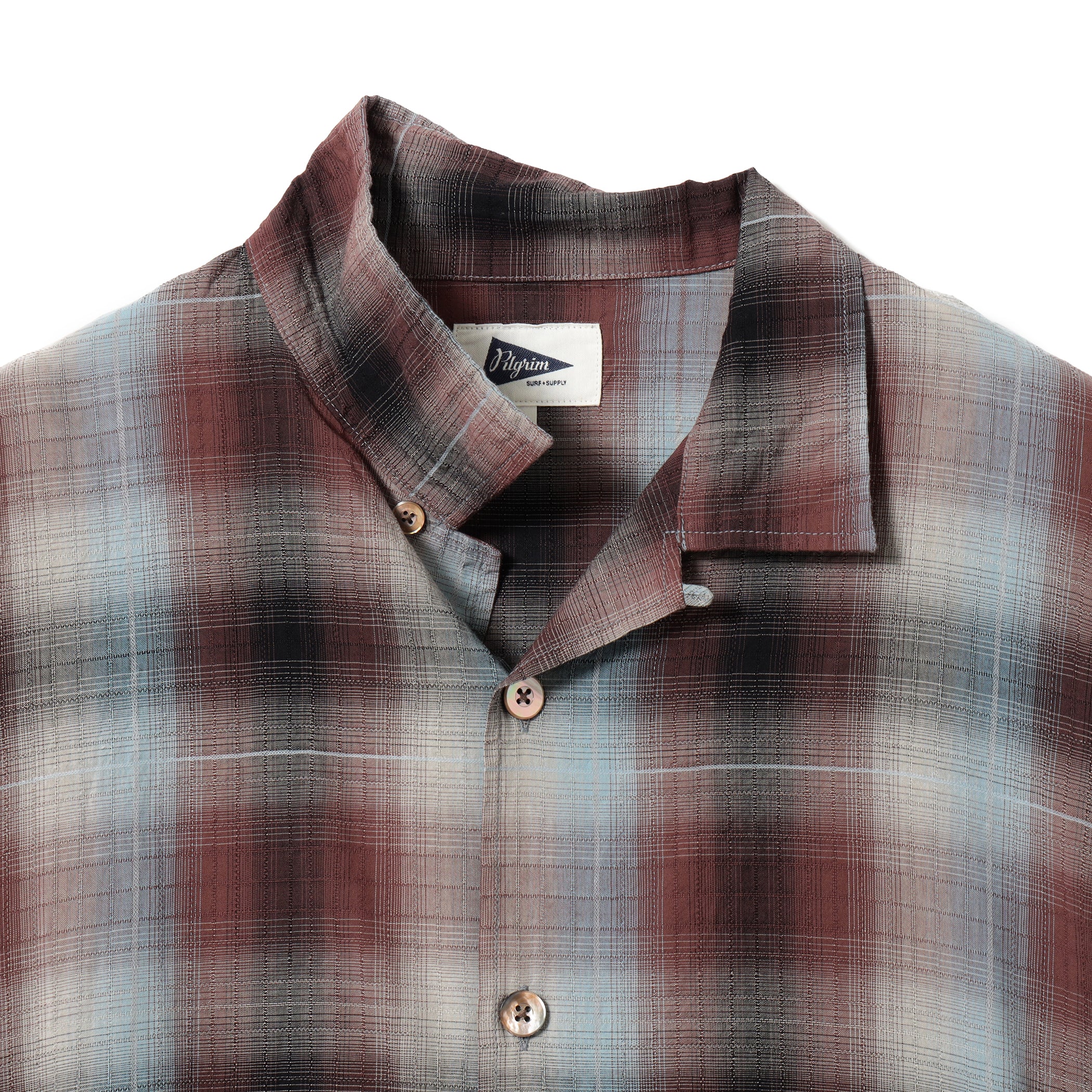 Benson Long Sleeve Dobby Ombre Shirt - Image 3