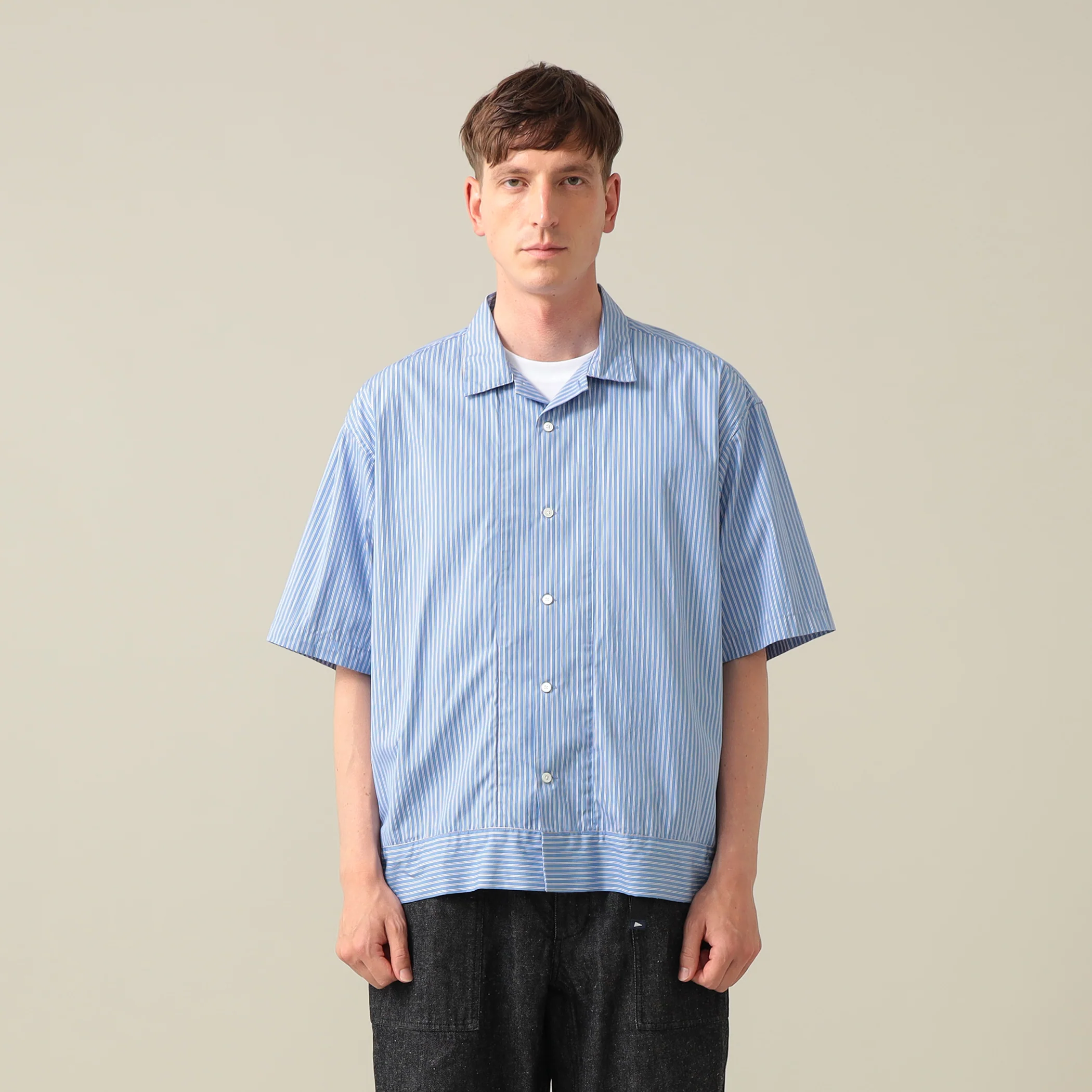 Claude Striped Short Sleeve Shirt - Image 15