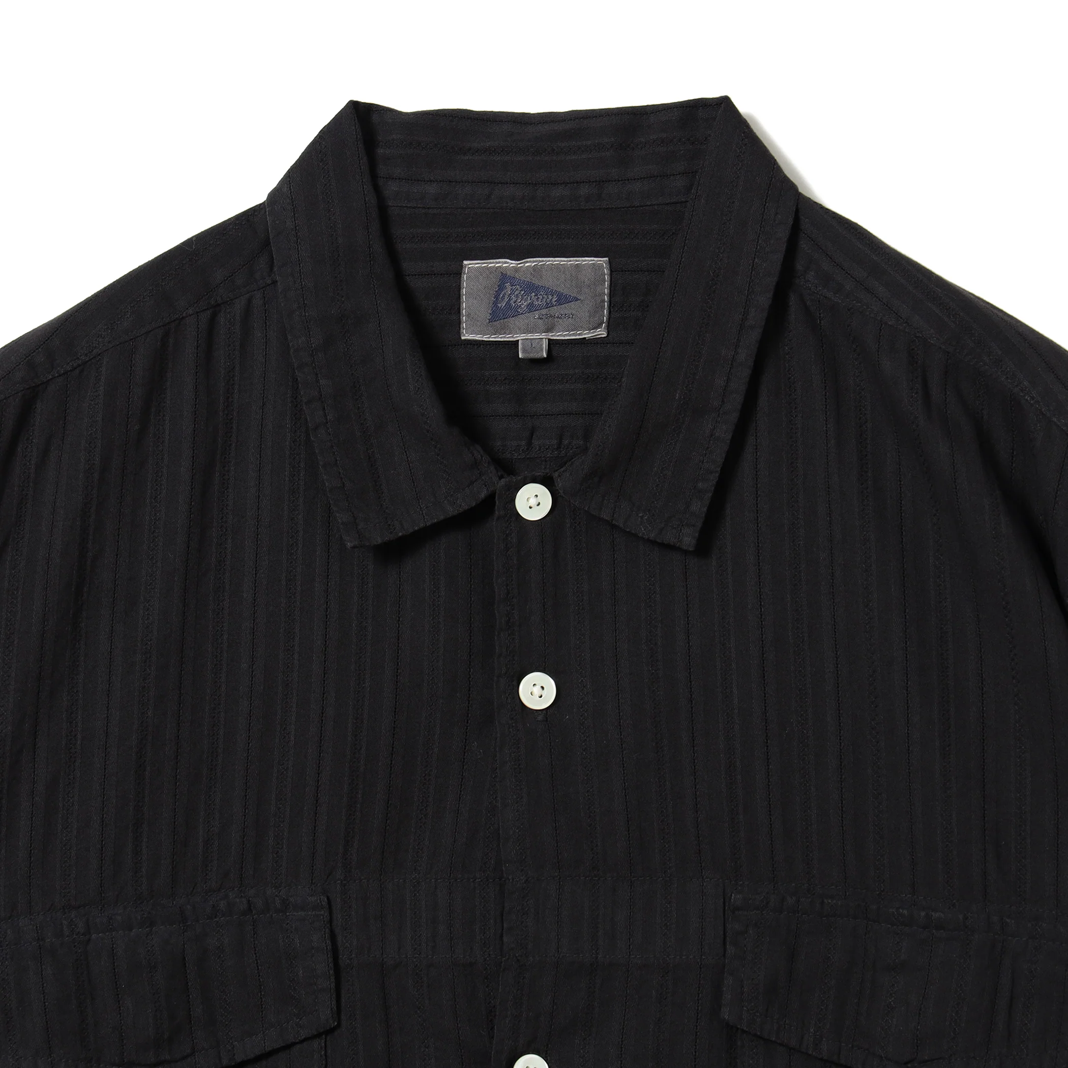 Mel Long Sleeve Leno Weave Shirt - Image 3