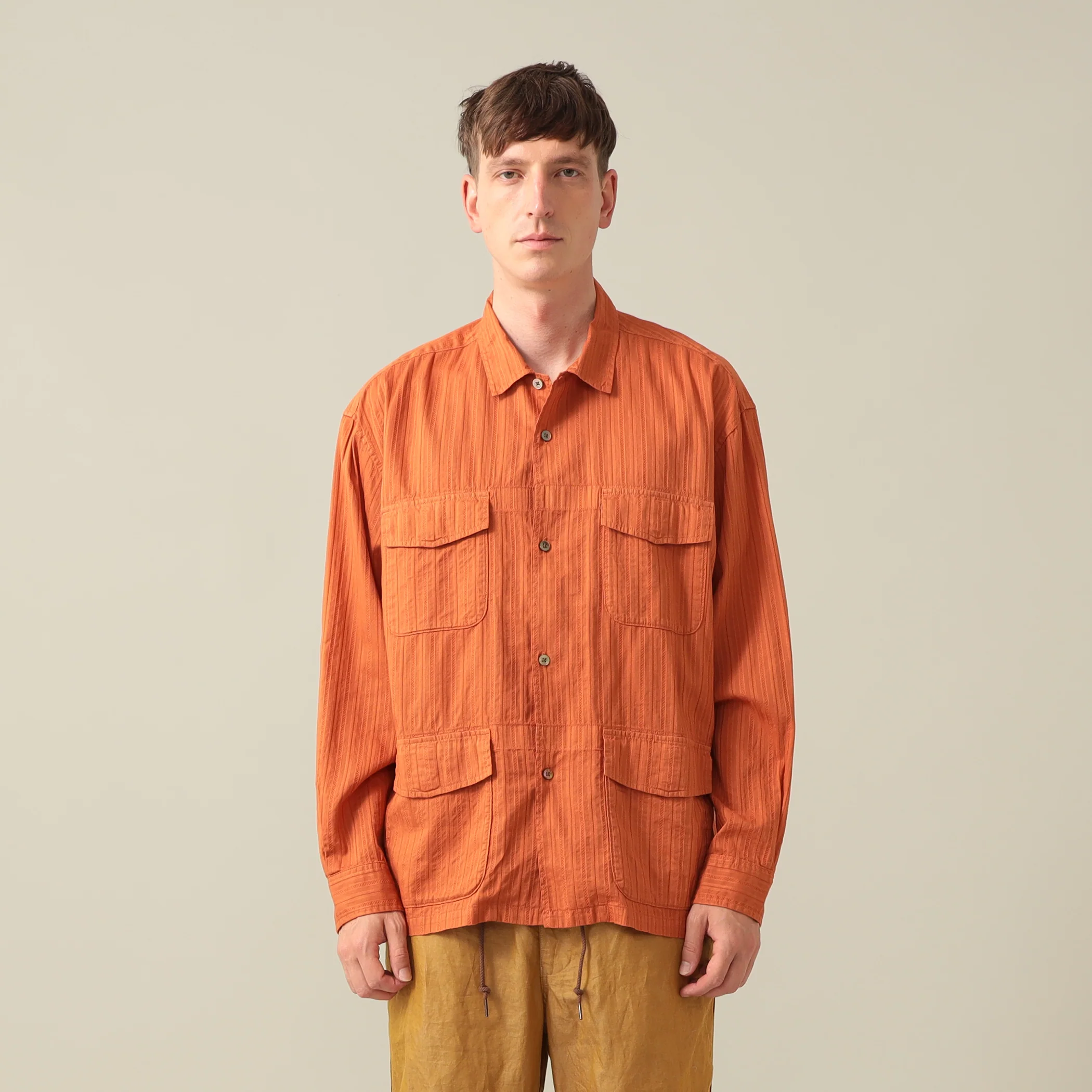 Mel Long Sleeve Leno Weave Shirt - Image 9