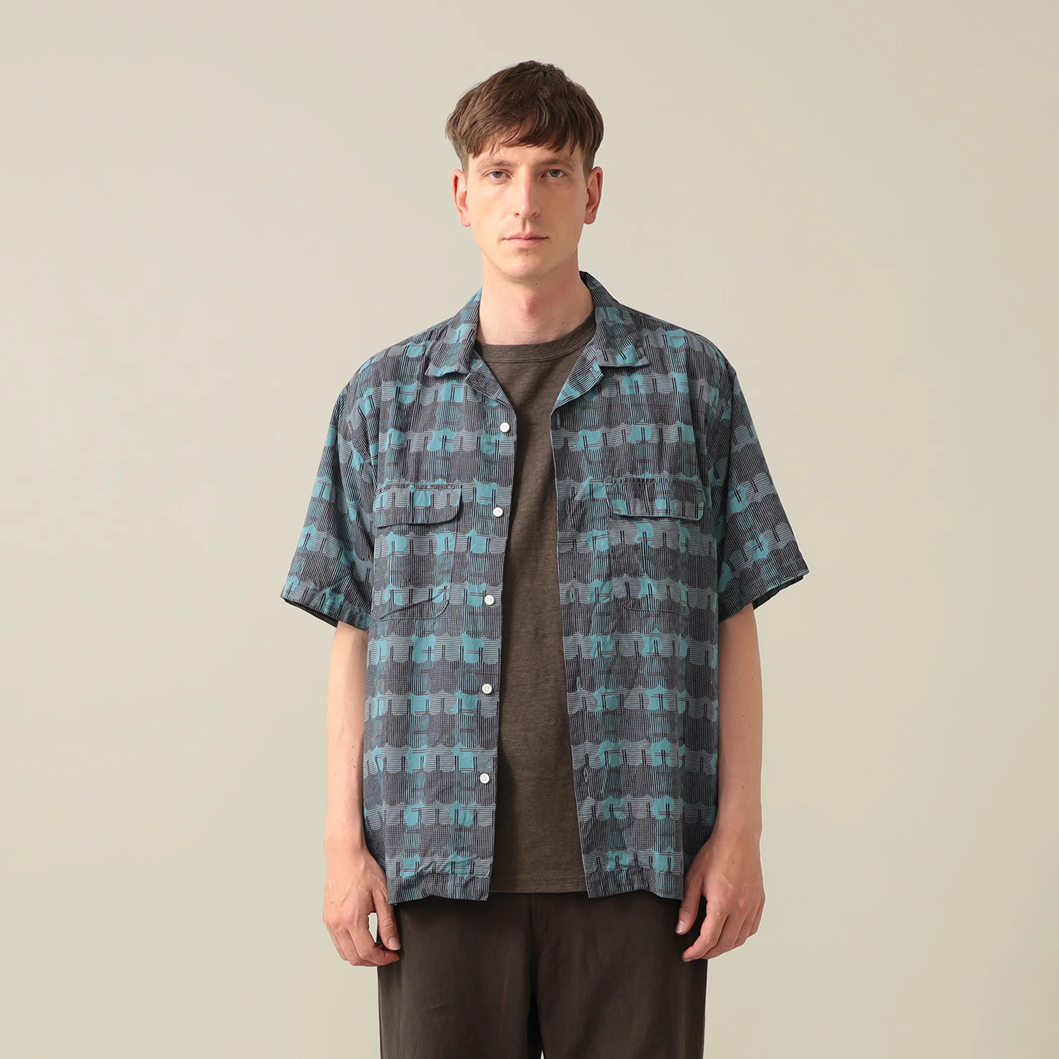 Sam Block Printed Short Sleeve Shirt - Image 7