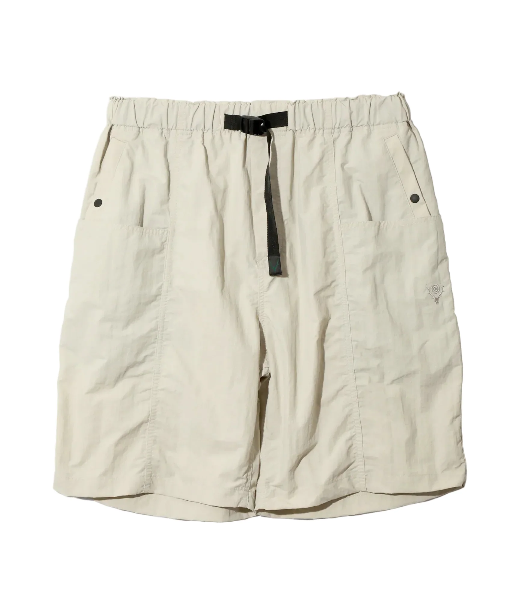 Nylon Ripstop Belted Center Seam Short