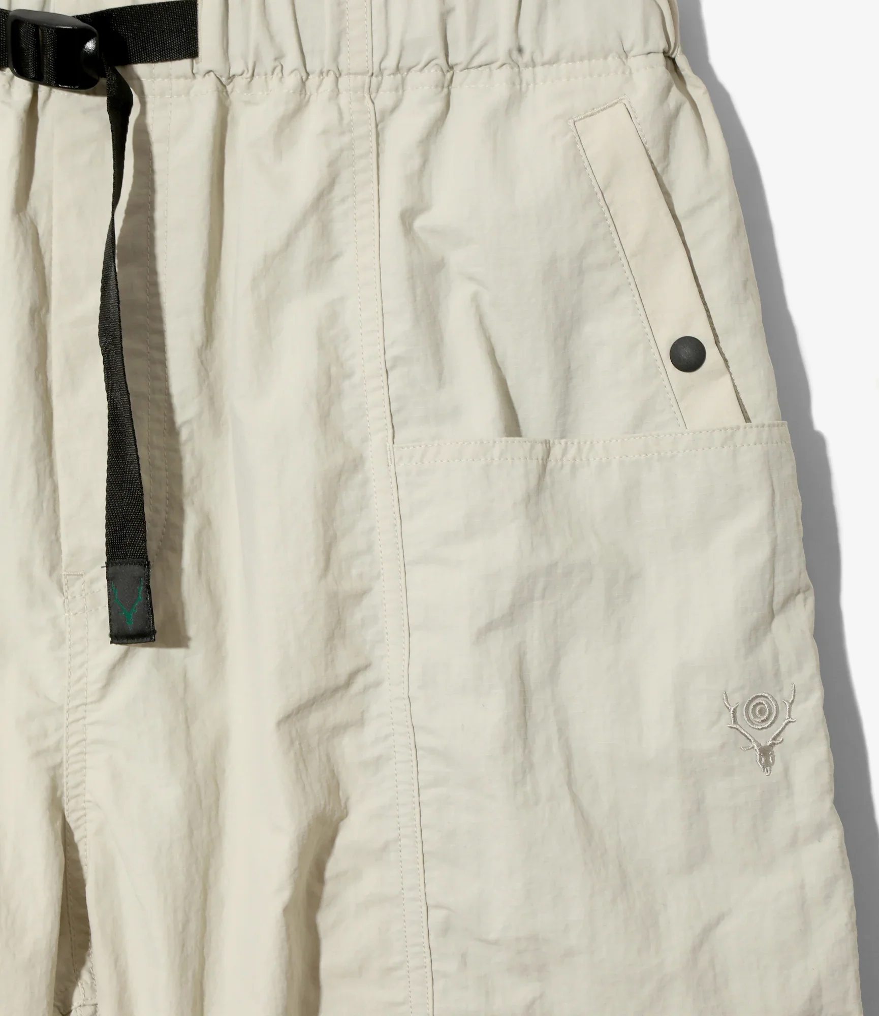 Nylon Ripstop Belted Center Seam Short - Image 3