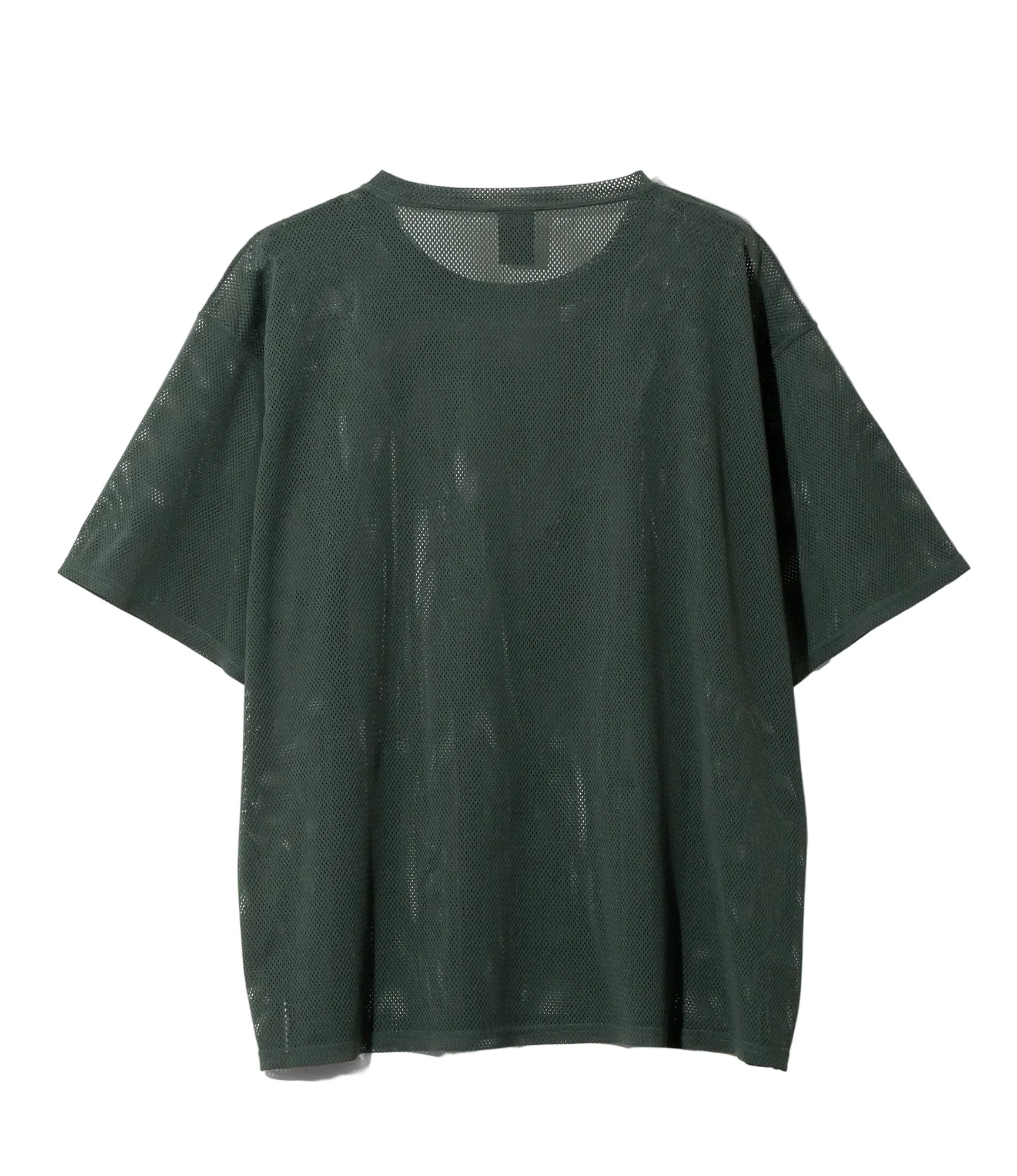 Knit Mesh Short Sleeve Crew Neck Shirt - Image 5