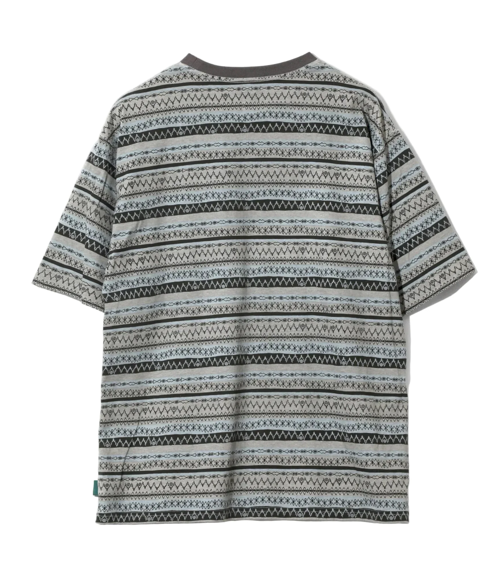 Stripe Jersey Short Sleeve Crew Neck Tee - Image 5