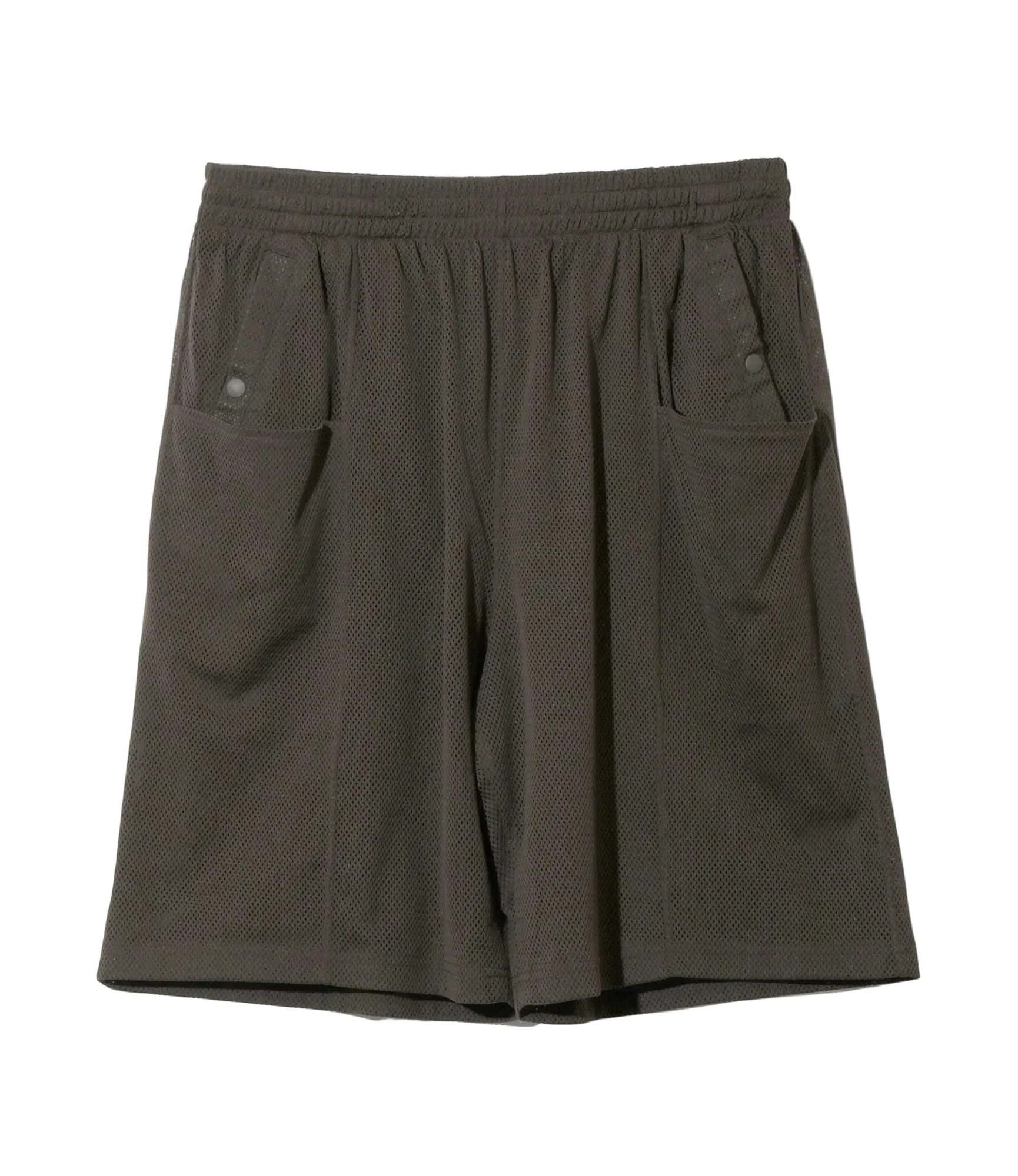 Knit Mesh String Center Seam Short
